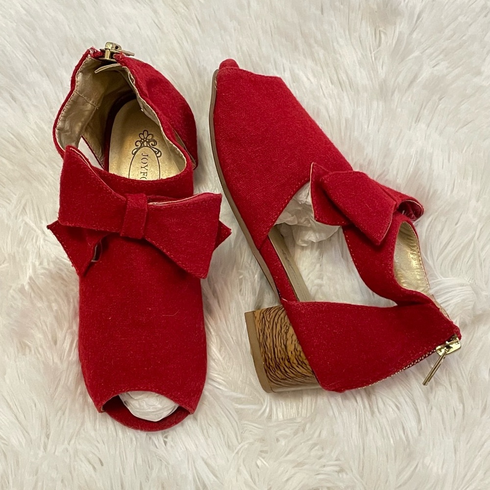 Joyfolie Sophie Crimson red shoes size 12 VGUC